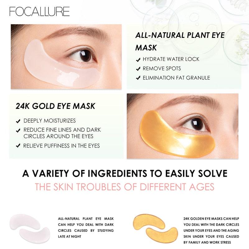 Máscara Hidratante Focallure para os Olhos - Preços ao Alcance