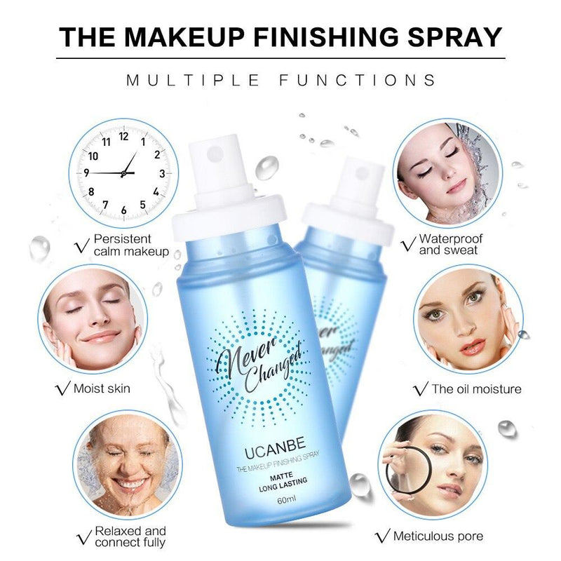 Spray Finalizador para Maquiagem UCANBE - Efeito Matte - Preços ao Alcance