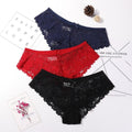 Calcinha em Renda Sexy Lace - Kit com 3 peças - Preços ao Alcance