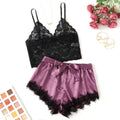 Pijama Feminino Satin Lace - Preços ao Alcance
