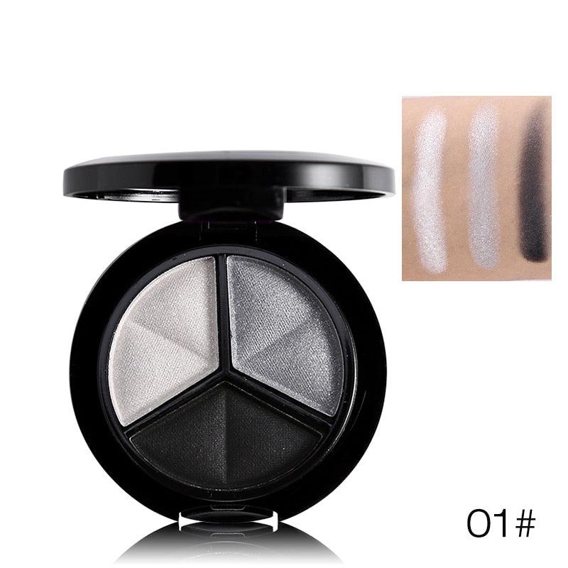 Paleta de Sombra UCANBE - 03 Cores - Preços ao Alcance