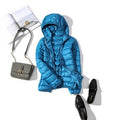 Jaqueta Feminina Puffer com Capuz - Preços ao Alcance