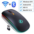 Mouse Wireless Bluetooth RGB Recarregável iMice - Preços ao Alcance