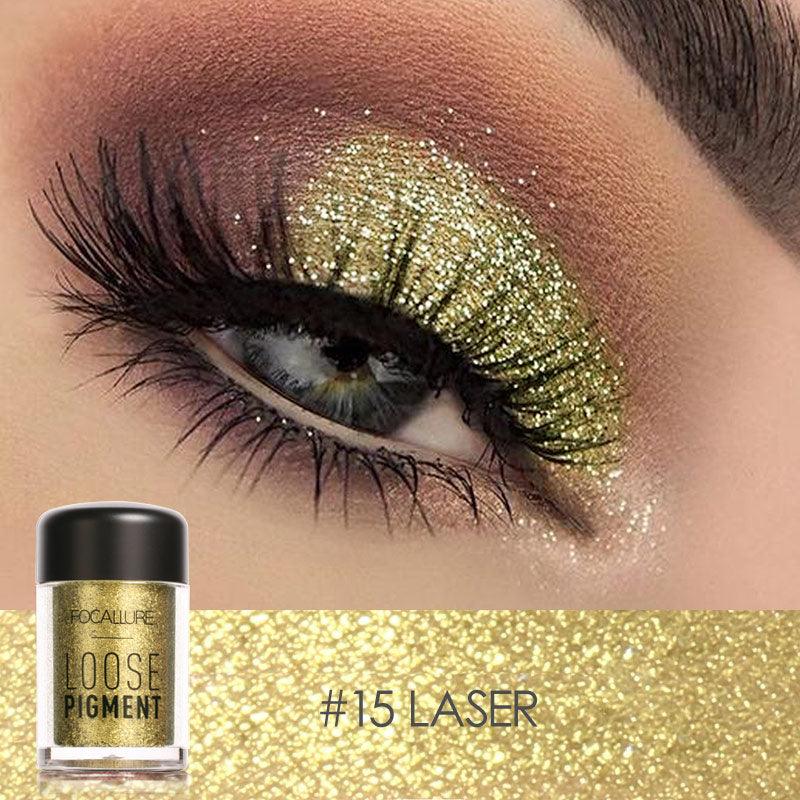Sombra em Pó Focallure Glitter - Preços ao Alcance