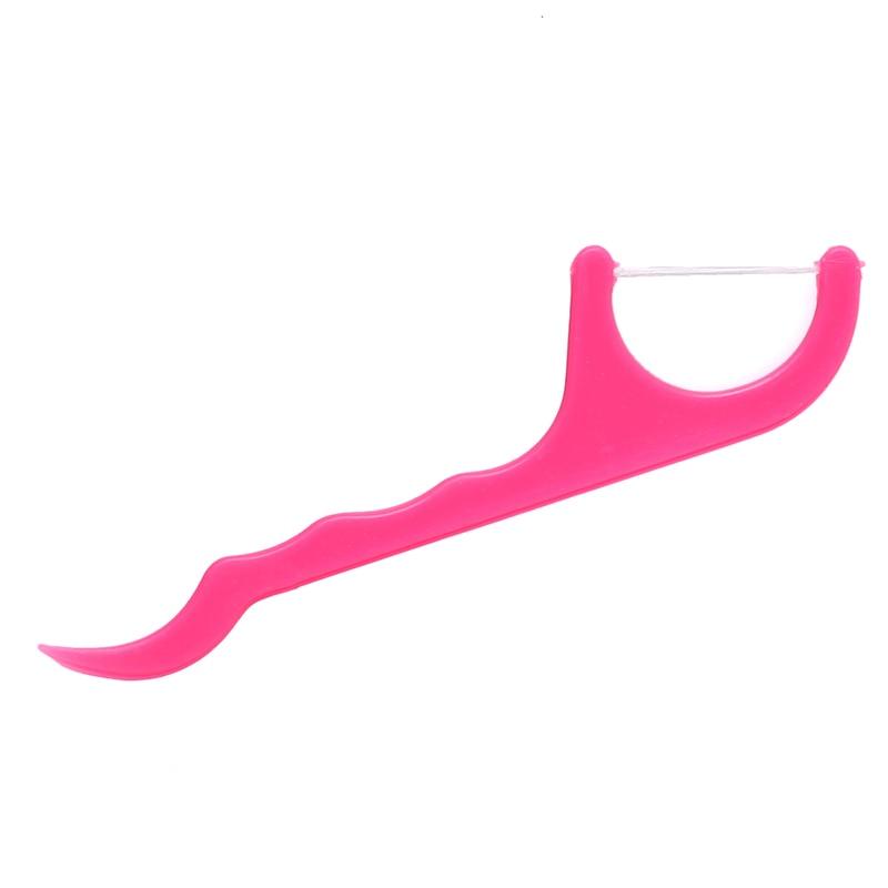 Fio Dental Flosser Prático - Pacote com 100 peças - Preços ao Alcance