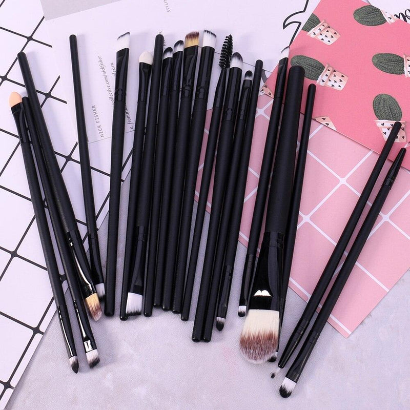 Kit Pincéis de Maquiagem O.TWO.O - 20 Peças - Preços ao Alcance