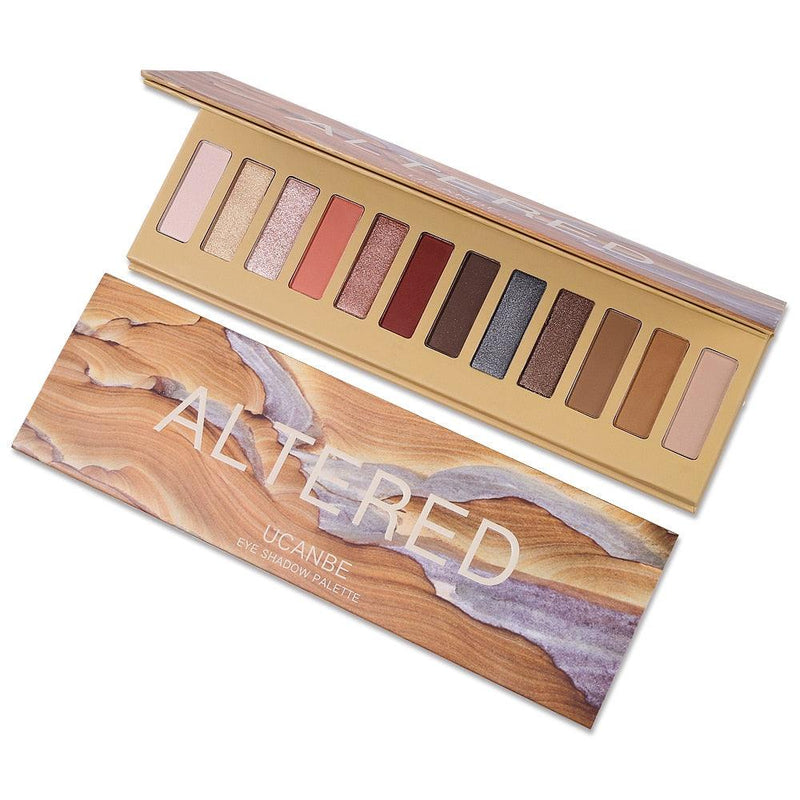 Paleta de Sombras UCANBE - 12 Cores - Preços ao Alcance