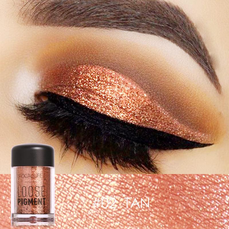Sombra em Pó Focallure Glitter - Preços ao Alcance