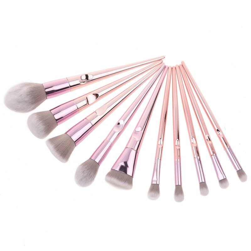Kit Pincéis para Maquiagem O.TWO.O - 10 Peças - Preços ao Alcance