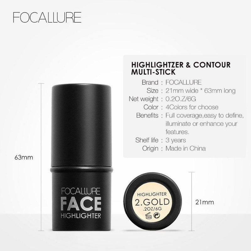 Contorno Facial em Bastão Focallure - Preços ao Alcance