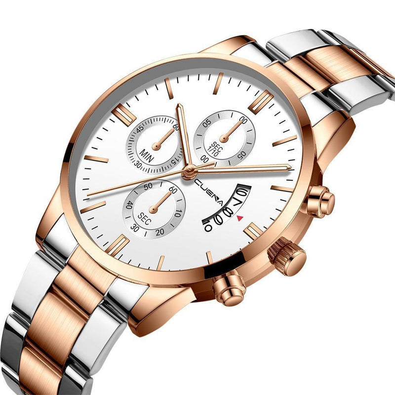 Relógio Estilo Inox Masculino - Frete Gratis - Preços ao Alcance