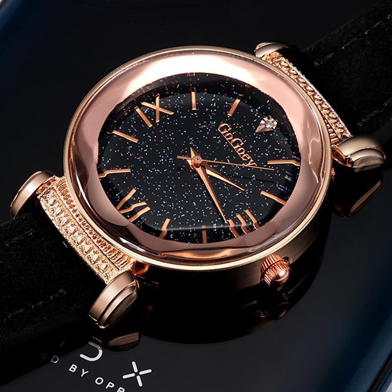 Relógio Luxo Feminino Céu Estrelado Diamante - Frete Gratis - Preços ao Alcance