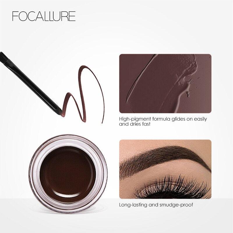 Sombra em Gel Focallure Longa Duração - Preços ao Alcance