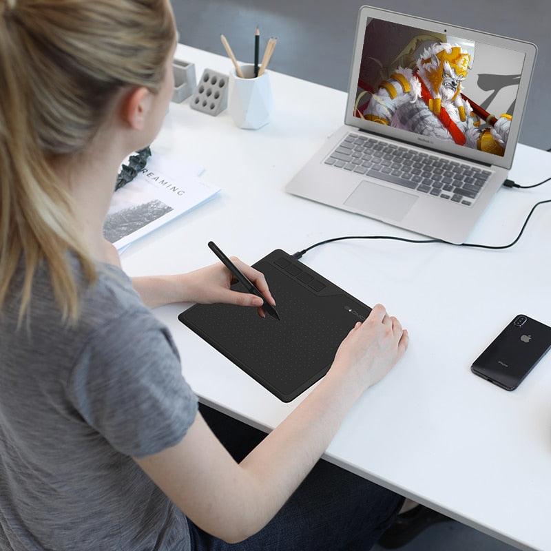 Mesa Digitalizadora Desenho Gráfico e Digital GAOMON S620 - Preços ao Alcance