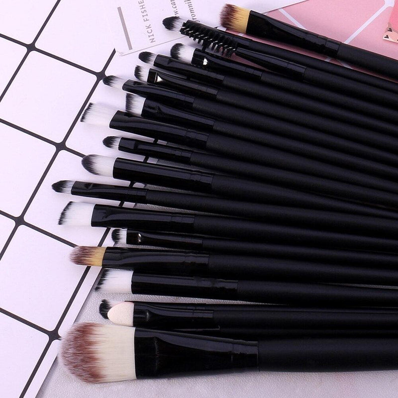 Kit Pincéis de Maquiagem O.TWO.O - 20 Peças - Preços ao Alcance
