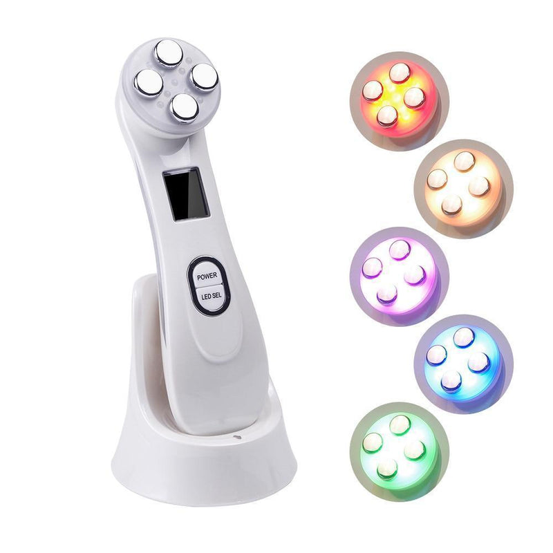 Aparelho Tratamento Fototerapia Facial Led - 5 em 1 - Preços ao Alcance