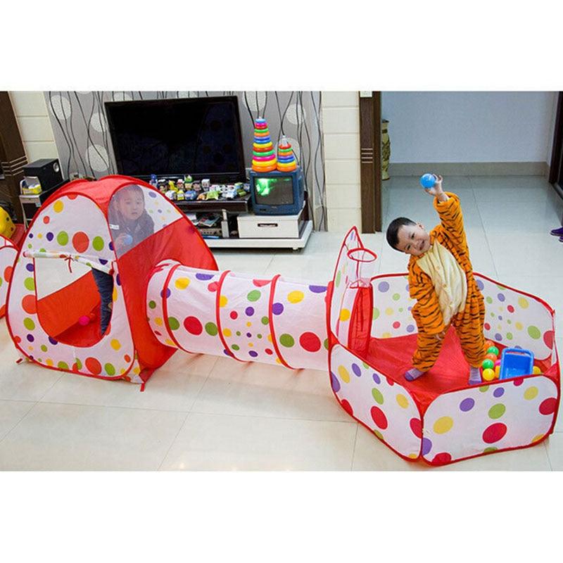 Piscina de Bolinha Infantil 3 em 1 - Play Tent Imbaby - Preços ao Alcance