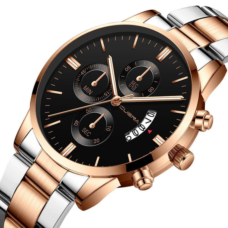 Relógio Estilo Inox Masculino - Frete Gratis - Preços ao Alcance