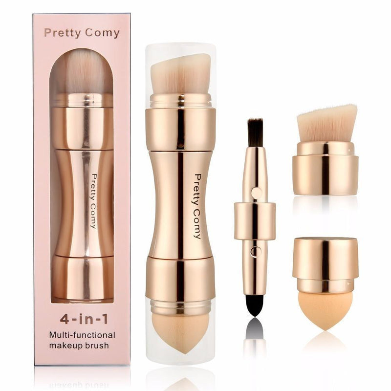Pincel para Maquiagem 4 em 1 - Make Beauty - Preços ao Alcance