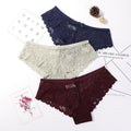 Calcinha em Renda Sexy Lace - Kit com 3 peças - Preços ao Alcance