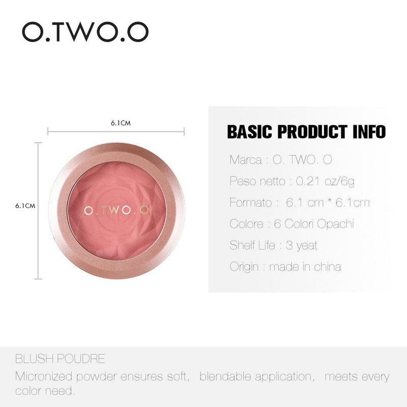 Blush Facial em Pó O.TWO.O - Preços ao Alcance