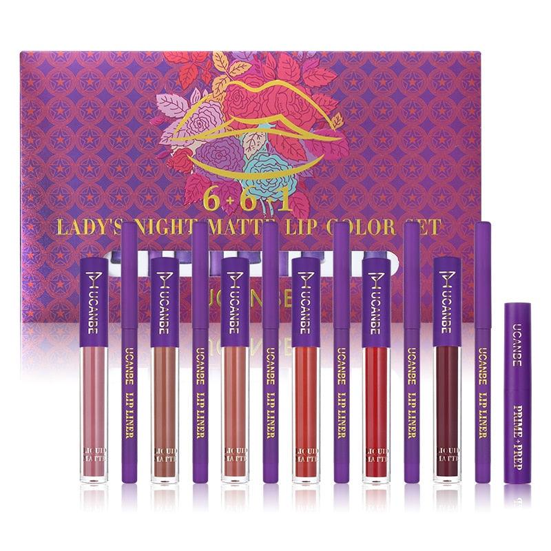 Kit Maquiagem Lábial UCANBE - 13 peças - Preços ao Alcance