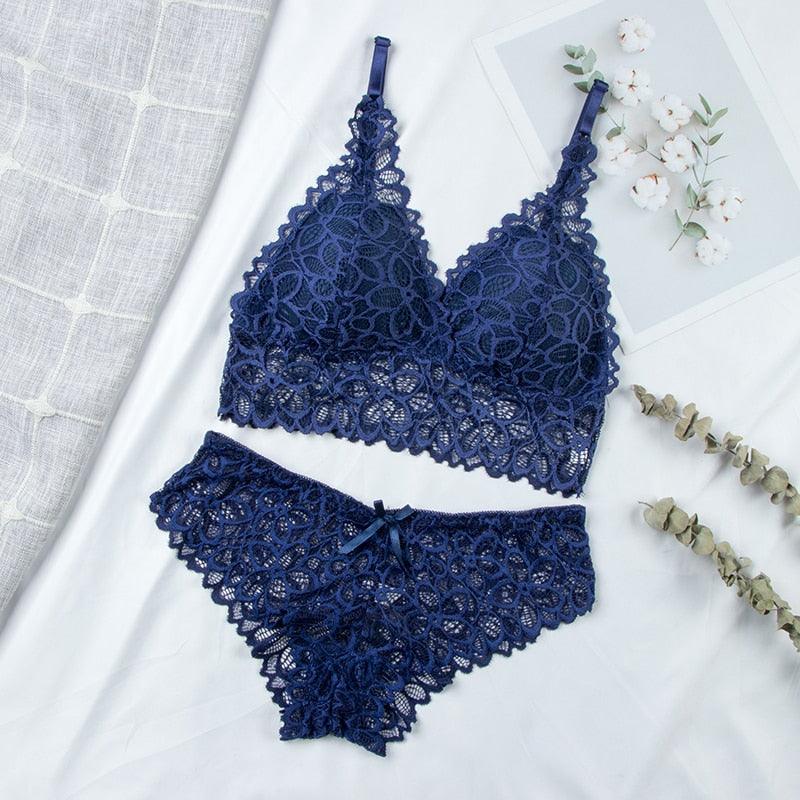 Conjunto Lingerie em Renda Basic - Preços ao Alcance