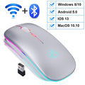 Mouse Wireless Bluetooth RGB Recarregável iMice - Preços ao Alcance
