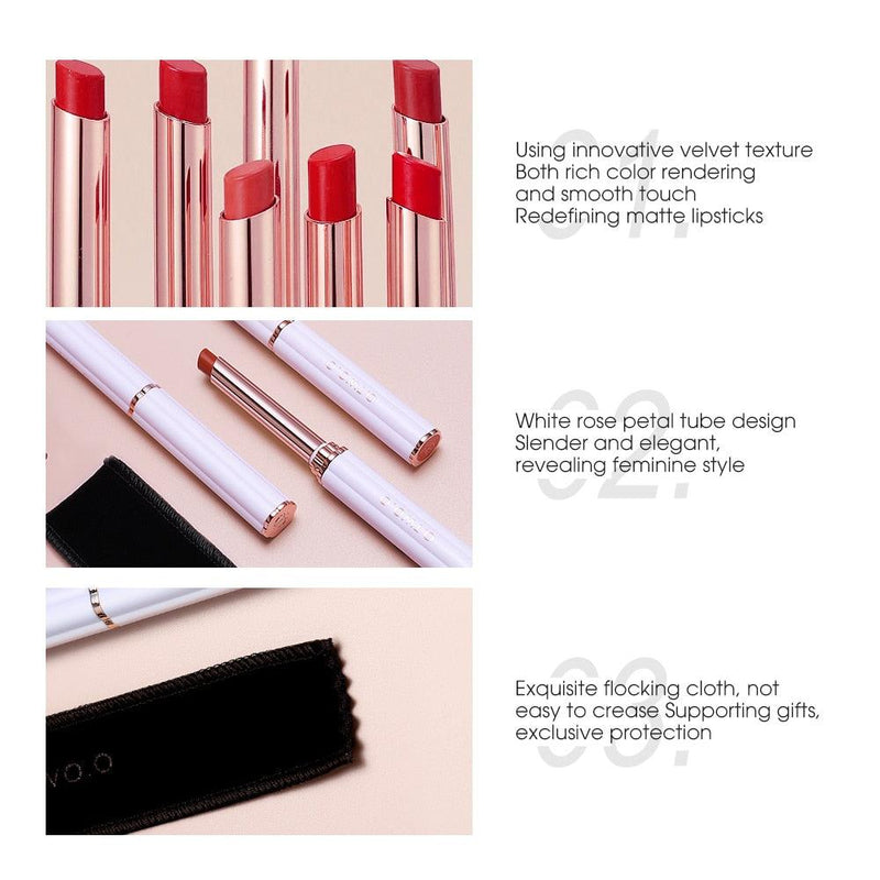 Batom Velvet O.TWO.O Thin Tube - Preços ao Alcance