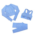Conjunto Feminino Fitness Yoga - 3 peças - Preços ao Alcance