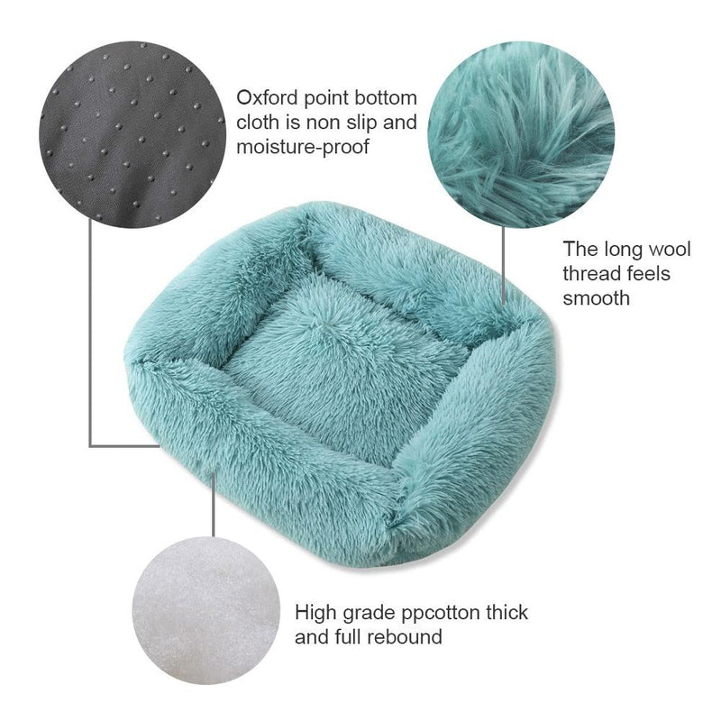 Cama para Cachorros e Gatos - Plush Square - Preços ao Alcance