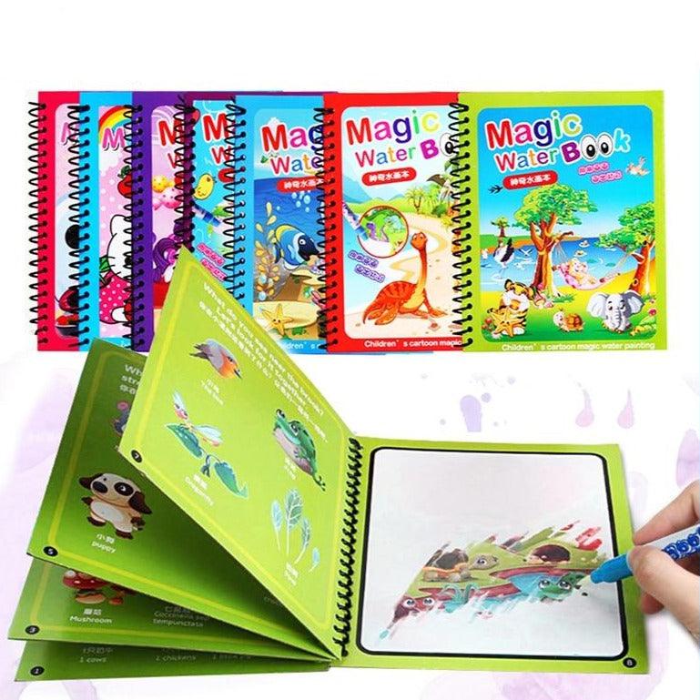 Livro de Colorir Água Mágica - Montessori - Preços ao Alcance