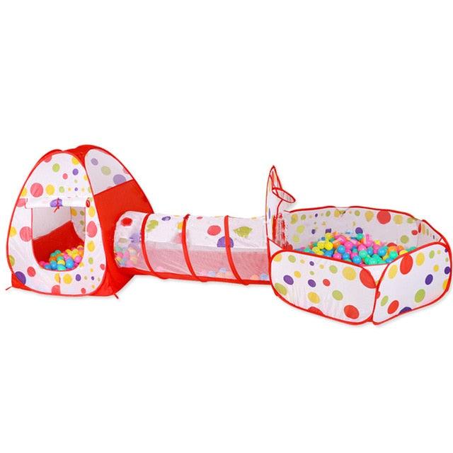 Piscina de Bolinha Infantil 3 em 1 - Play Tent Imbaby - Preços ao Alcance