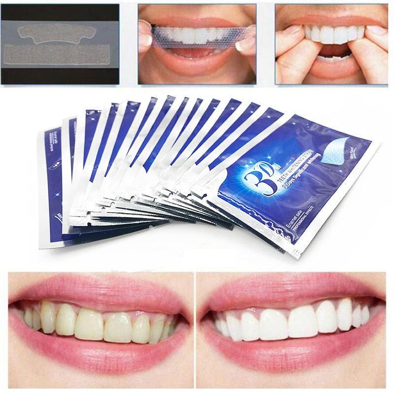 Tiras de Gel para Clareamento Dental Heonyirry - 14 pares - Preços ao Alcance