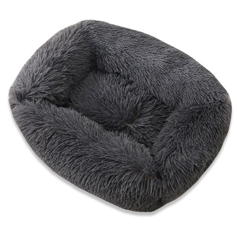 Cama para Cachorros e Gatos - Plush Square - Preços ao Alcance