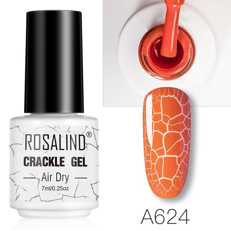 Esmalte de Unha Gel Rosalind - Efeito Crackle - Preços ao Alcance
