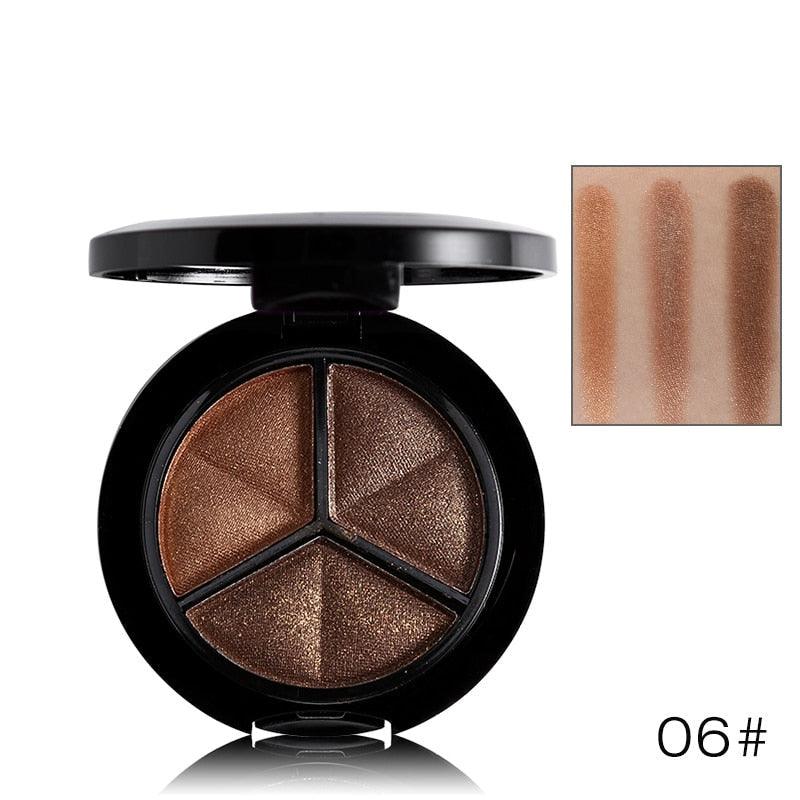 Paleta de Sombra UCANBE - 03 Cores - Preços ao Alcance