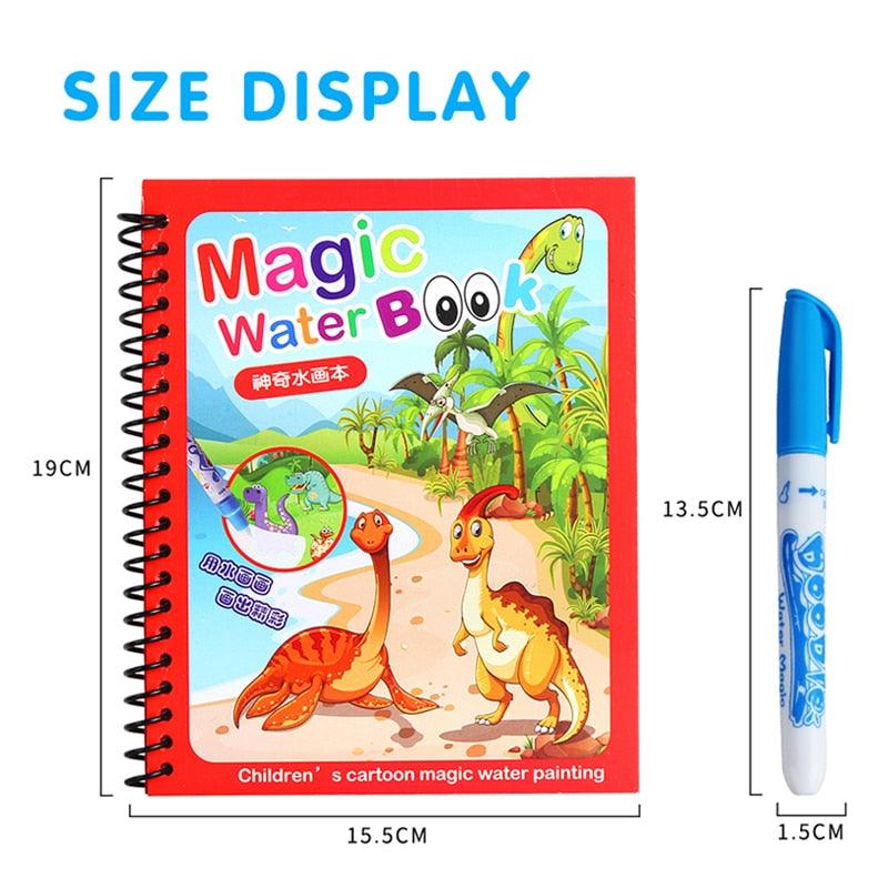 Livro de Colorir Água Mágica - Montessori - Preços ao Alcance