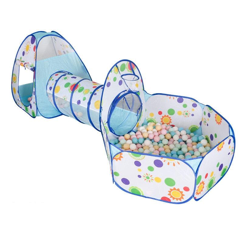 Piscina de Bolinha Infantil 3 em 1 - Play Tent Imbaby - Preços ao Alcance