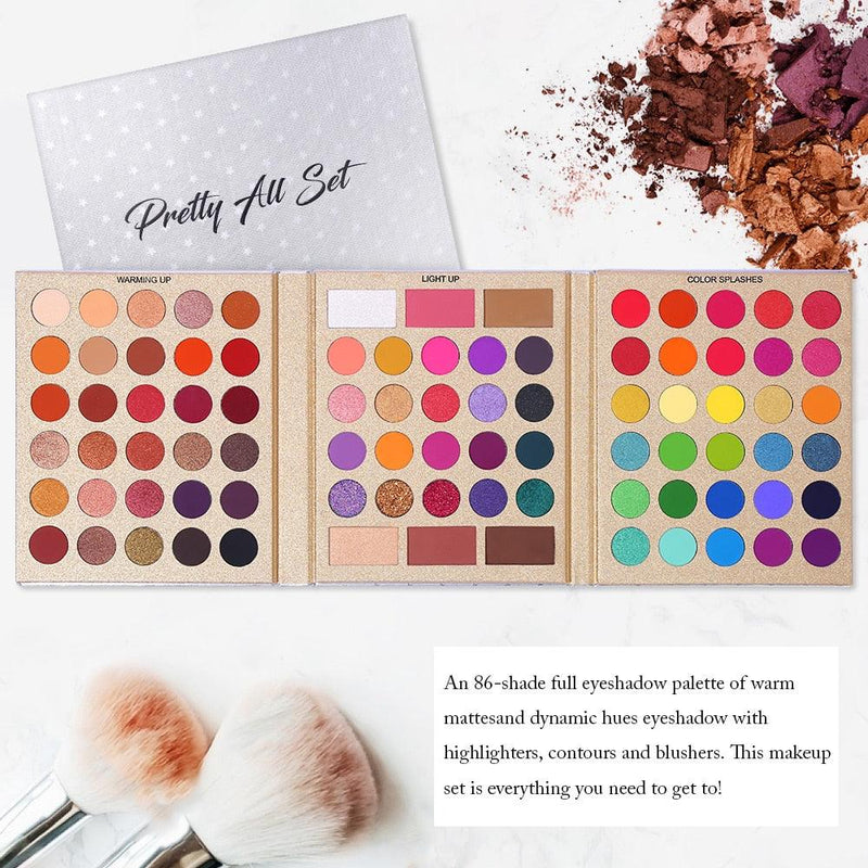 Paleta de Maquiagem UCANBE - 86 Cores - Preços ao Alcance