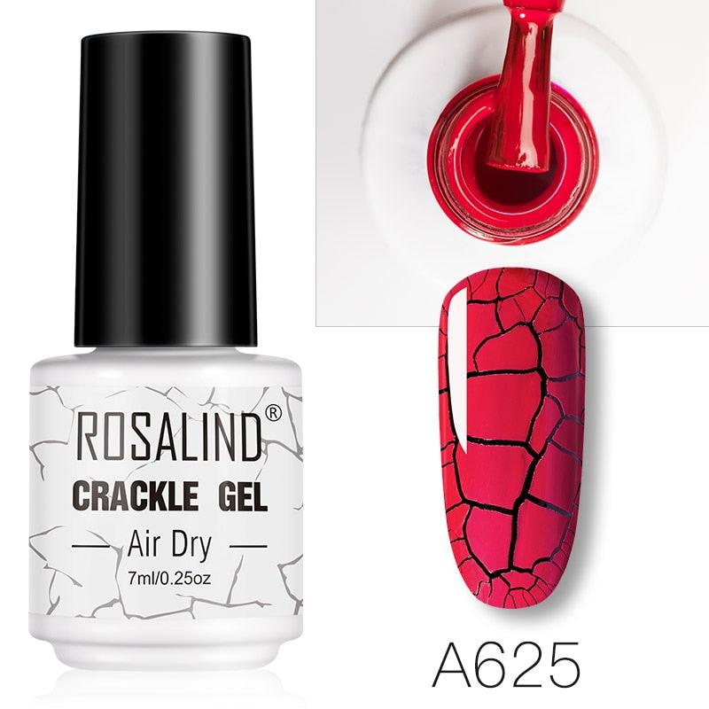 Esmalte de Unha Gel Rosalind - Efeito Crackle - Preços ao Alcance