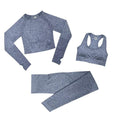 Conjunto Feminino Fitness Yoga - 3 peças - Preços ao Alcance