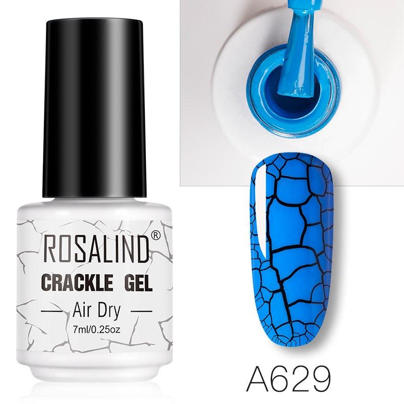 Esmalte de Unha Gel Rosalind - Efeito Crackle - Preços ao Alcance