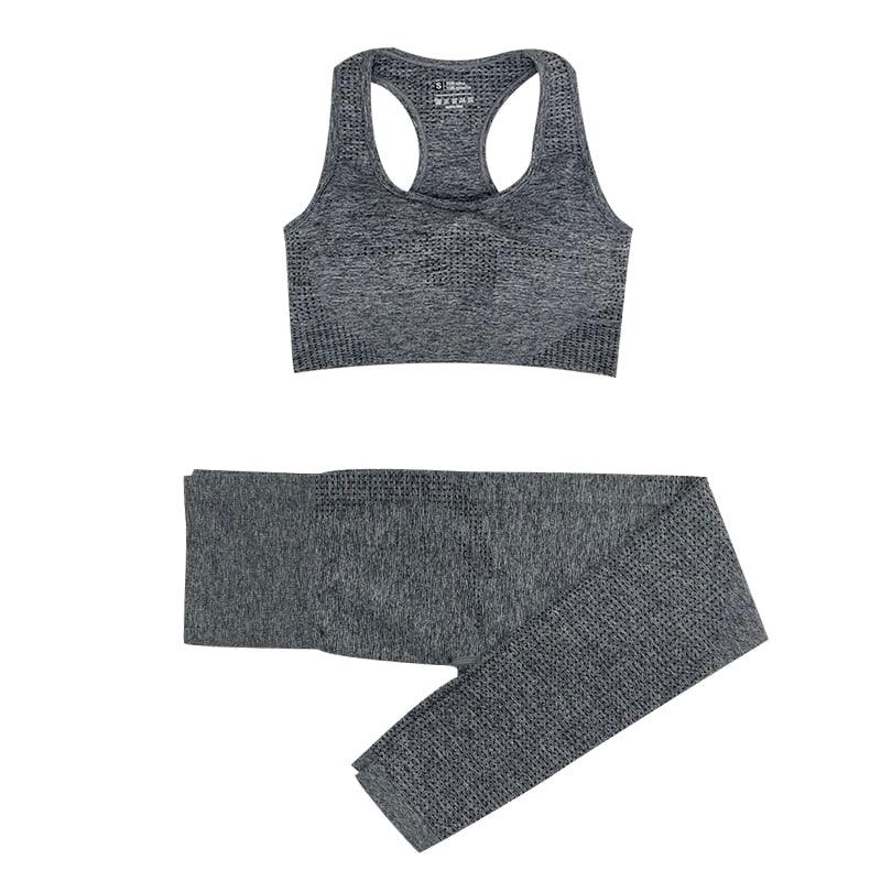 Conjunto Feminino Fitness Yoga - 2 peças - Preços ao Alcance