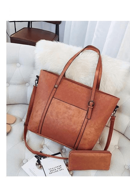 Bolsa Vintage com Carteira - FRETE GRÁTIS - Preços ao Alcance