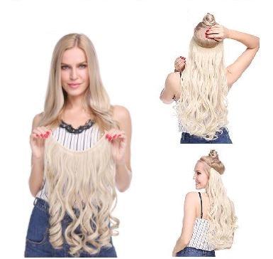 Mega Hair Invisível - Aplique de Cabelos Cacheados - Preços ao Alcance