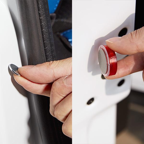 4 Peças de Conjunto de Luz de Segurança para Porta de Carro - Preços ao Alcance