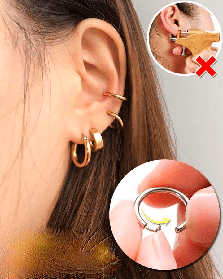 Beauty Piercing (Kit 3 pares) - Frete Gratis - Preços ao Alcance