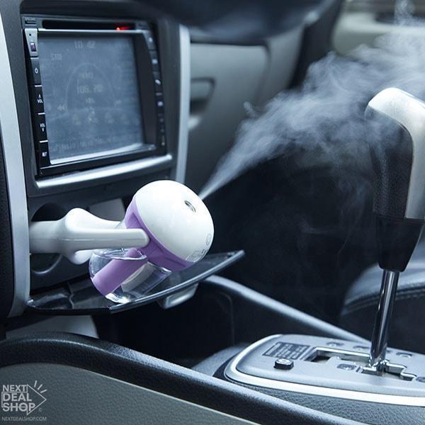 Umidificador de Ar de carro e Difusor de Óleo Essencial de Aromaterapia (4 Cores Disponíveis) - Preços ao Alcance