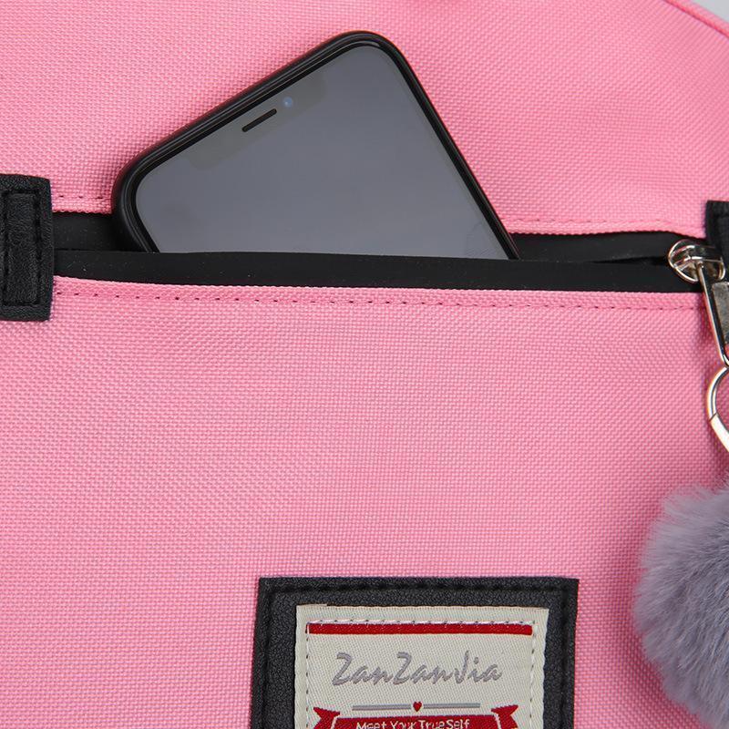Mochila Feminina com Entrada USB e Trava Anti-Roubo - Preços ao Alcance